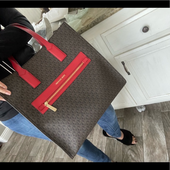 New Mk large tote & long strap ❤️ kenly - Picture 3 of 8